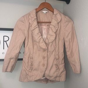 💫HP 🎉Cabi Pink Petal Blazer, Size 2